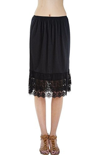 Women's Knit Double Laced Half Slip/Skirt Extender - Shop Lev