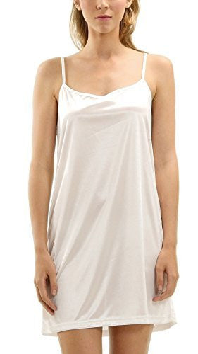 Women's Basic Satin Camisole Full Slip - Shop Lev