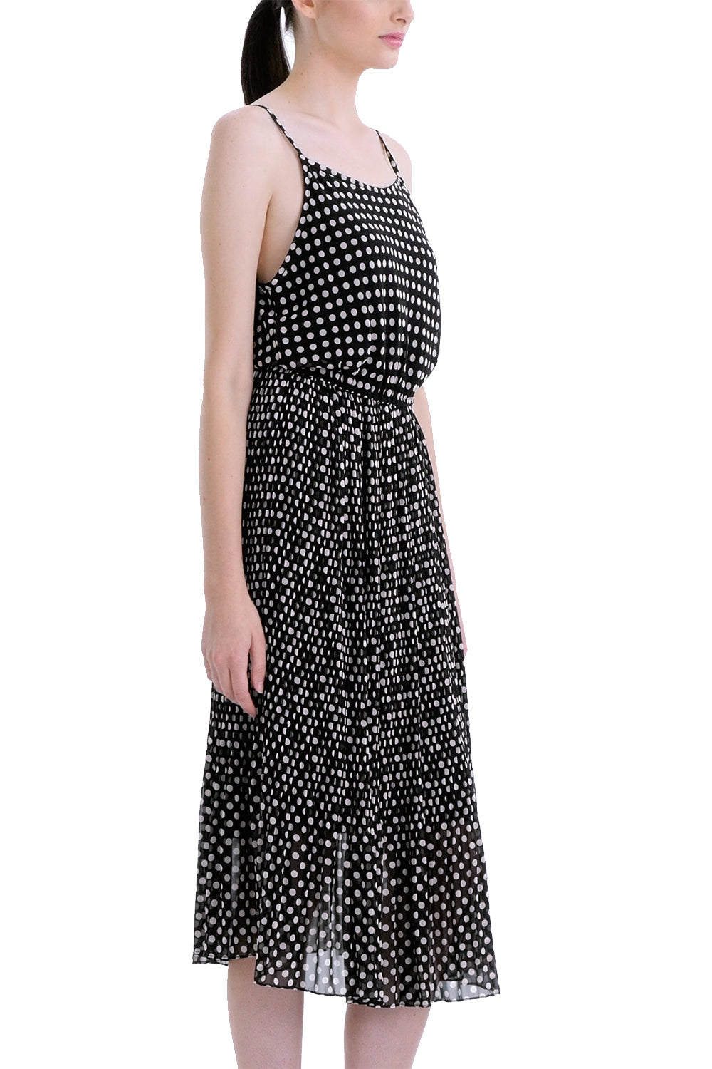 Polka Dot Midi Dress - Shop Lev