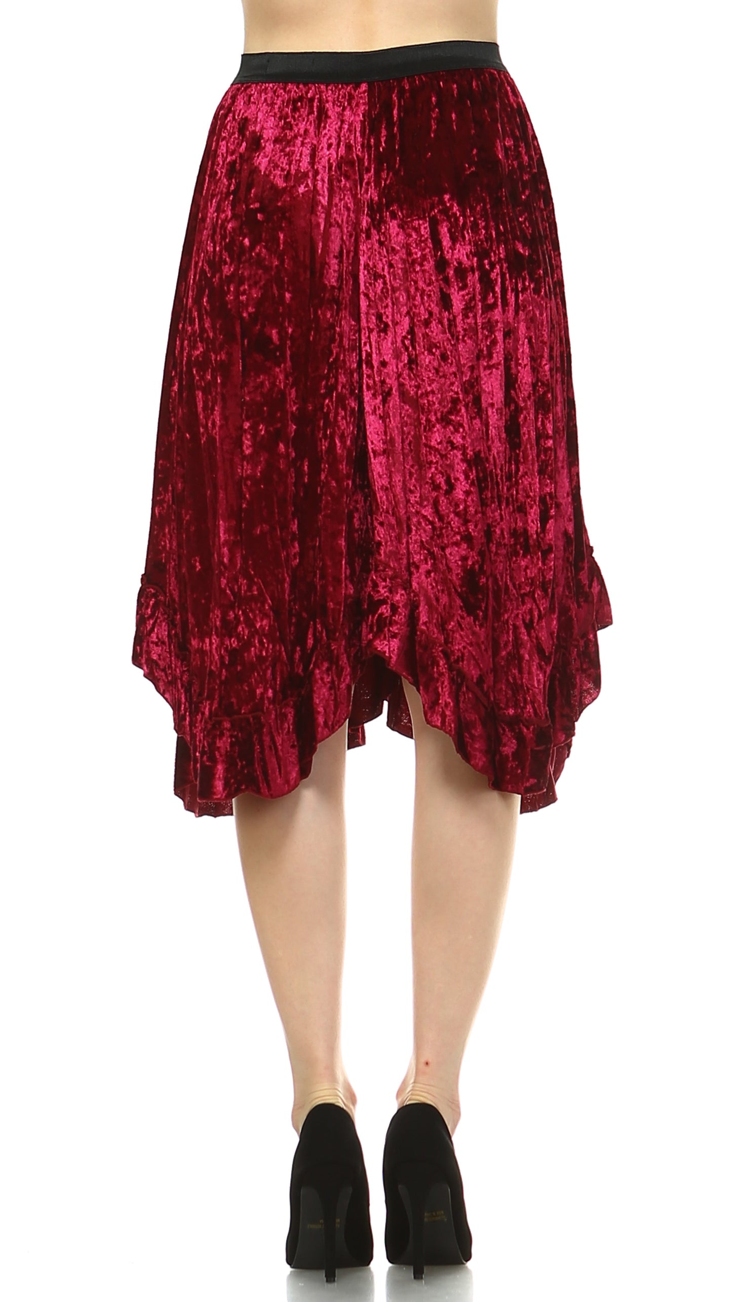 Women's Velvet Swing Skirt - Shop Lev