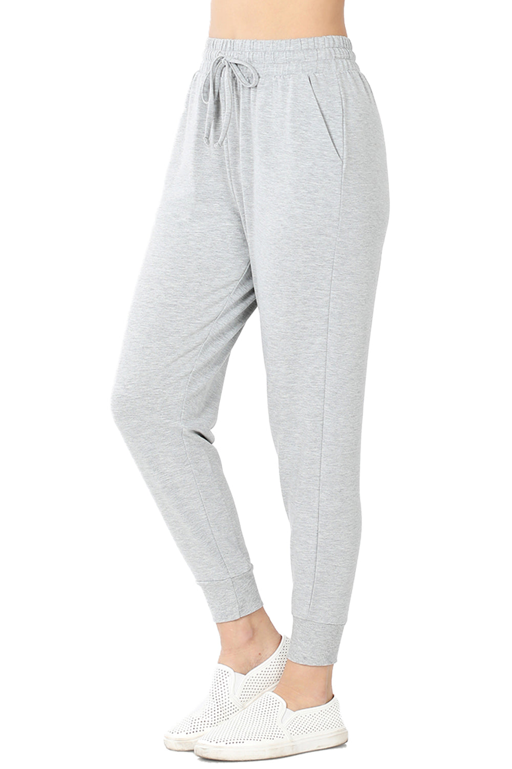 Women's French Terry Jogger Sweatpants with Pockets