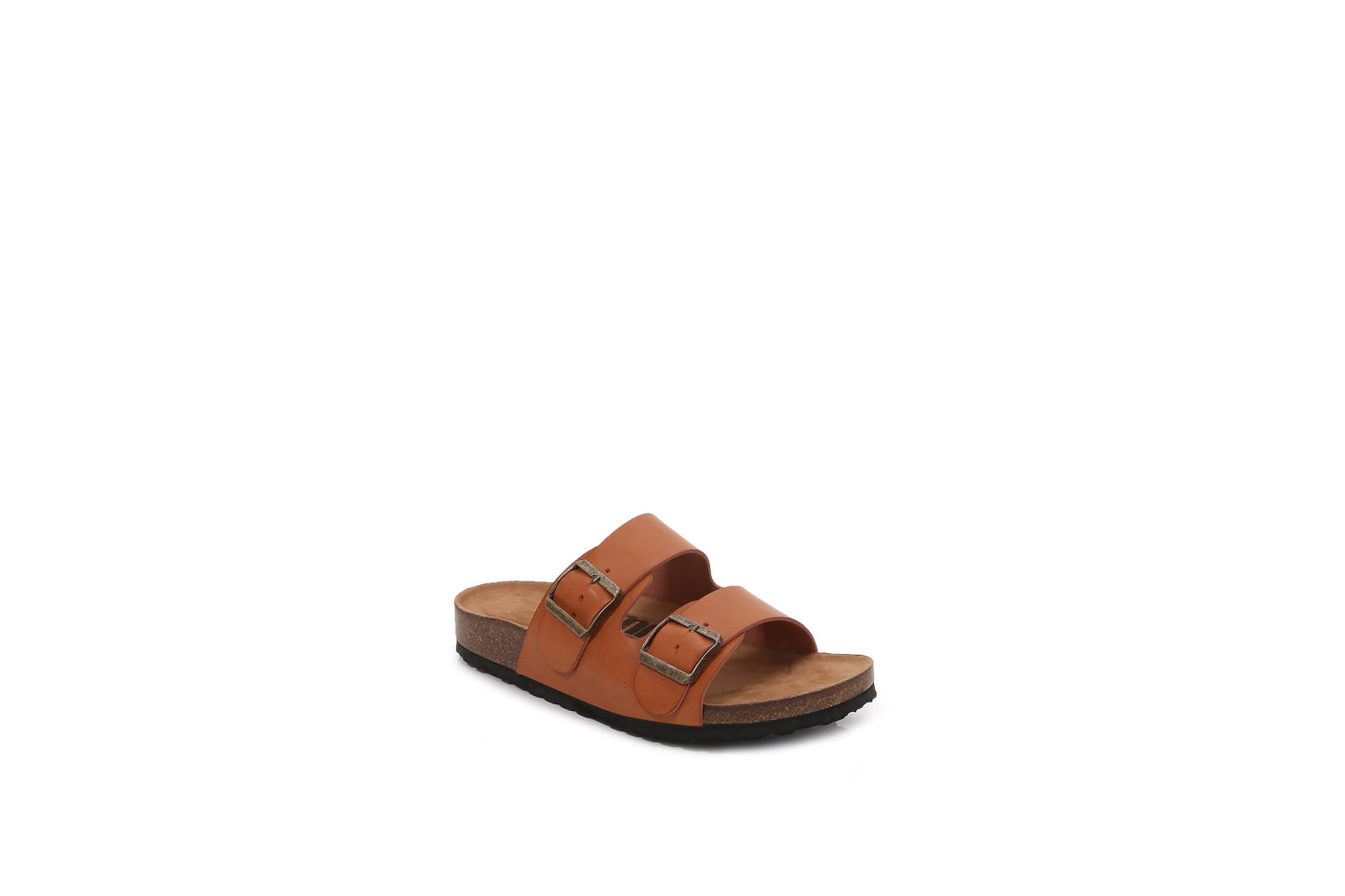 Women Double Banded Hook and Loop Slider Sandals