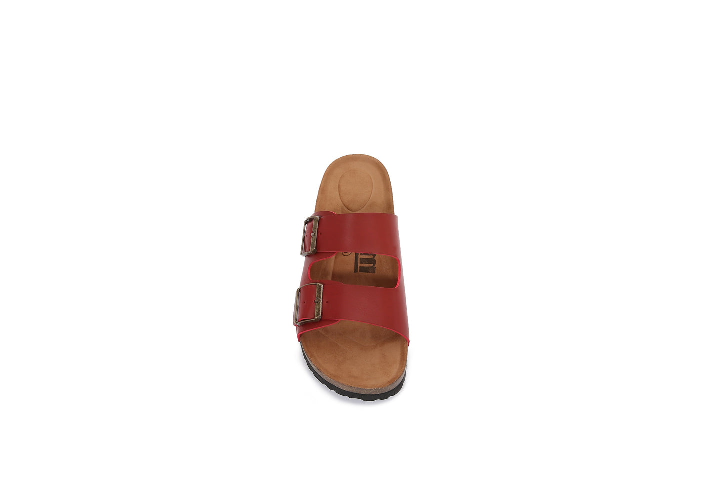 Women Double Banded Hook and Loop Slider Sandals