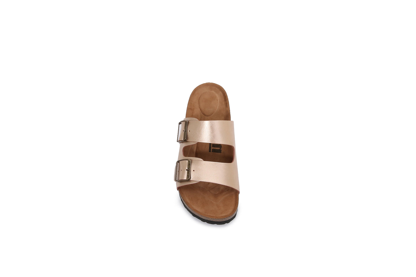 Women Double Banded Hook and Loop Slider Sandals