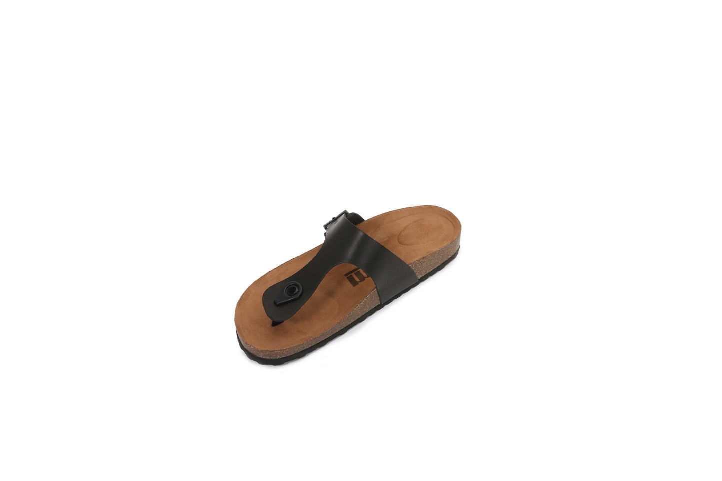 Women PU Hook and Loop Flip Flops Slider Sandals