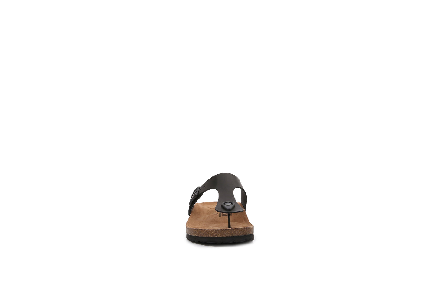 Women PU Hook and Loop Flip Flops Slider Sandals