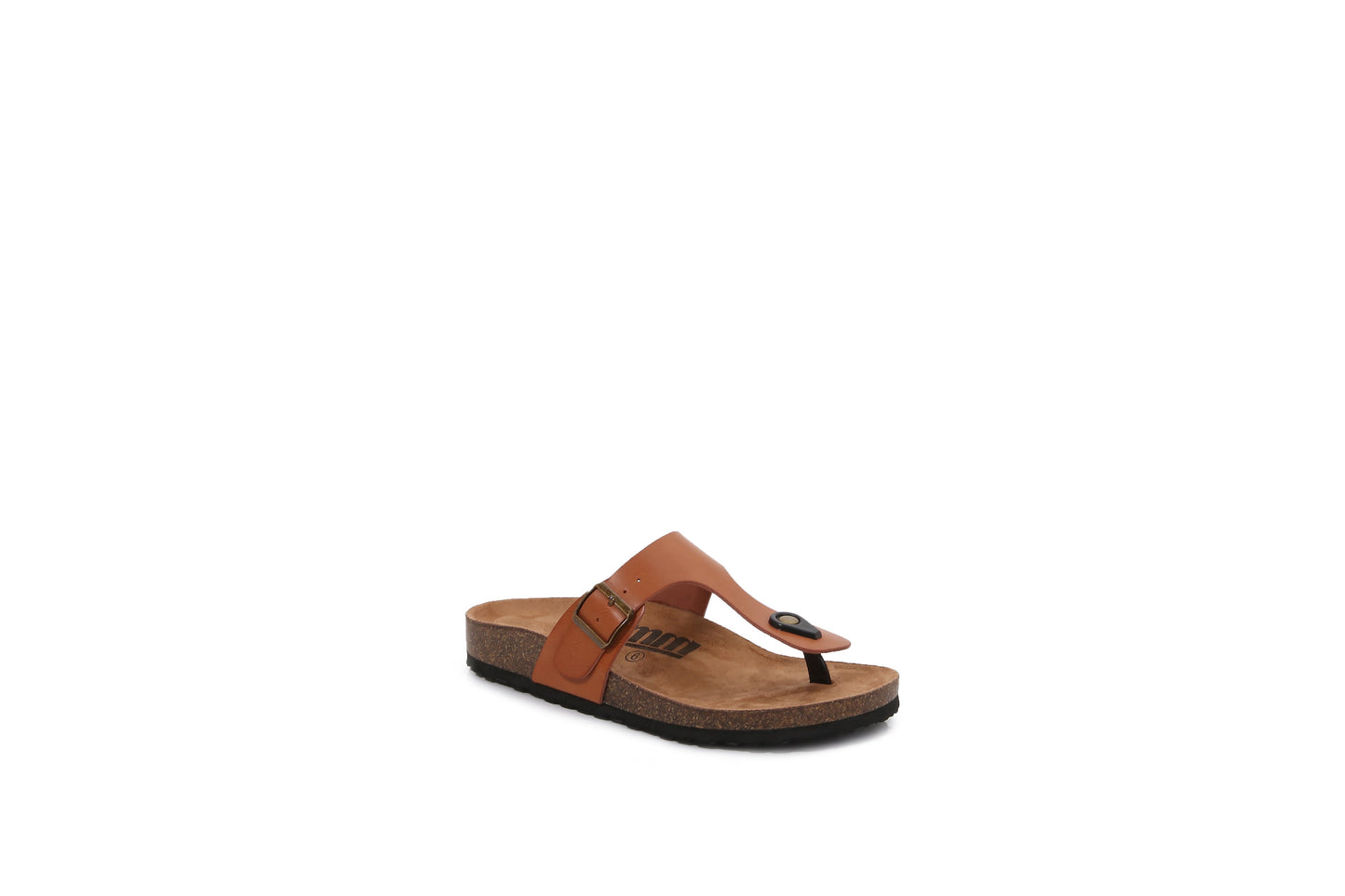 Women PU Hook and Loop Flip Flops Slider Sandals