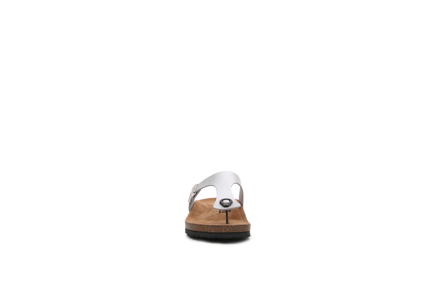 Women PU Hook and Loop Flip Flops Slider Sandals