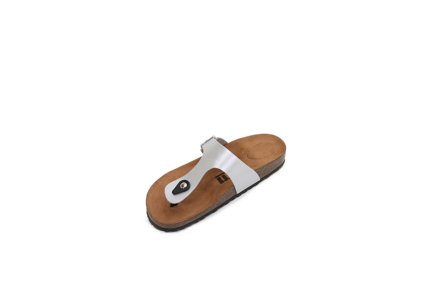 Women PU Hook and Loop Flip Flops Slider Sandals