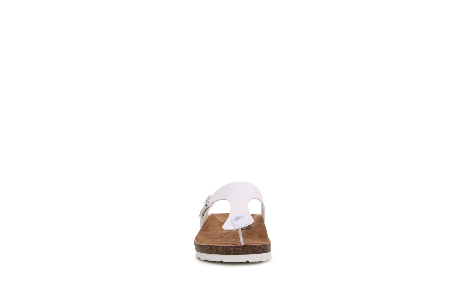 Women PU Hook and Loop Flip Flops Slider Sandals