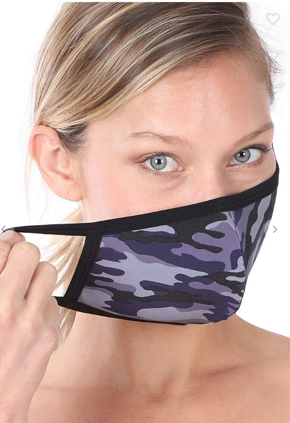 Various 6 Pack 3D Shape Washable Cotton Fashion Mask
