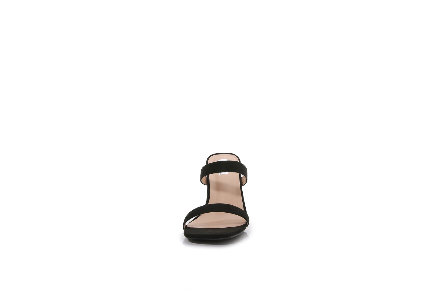 Women Multi Style Single and double Strap High Chunky Heeled Sandals (Double Solid Black)
