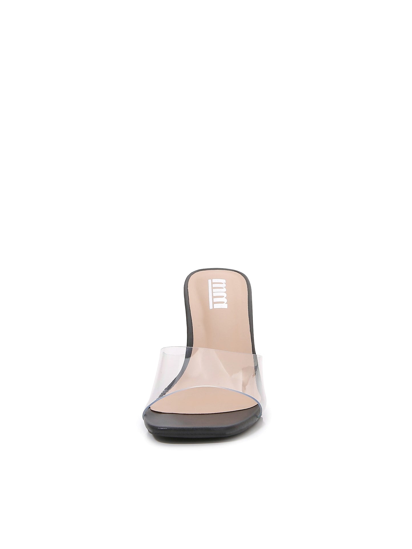 Transparent Open Toe High Chunky Heeled Sandals