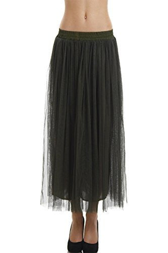 Women Straight bottom Tulle Tutu Dance Skirt - Shop Lev