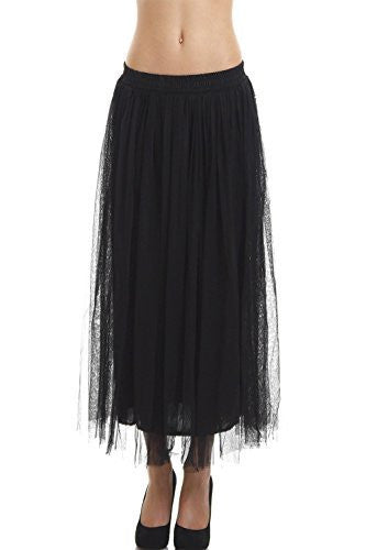 Women Straight bottom Tulle Tutu Dance Skirt - Shop Lev