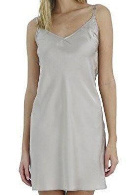 Women V Neck Camisole Full Slip Dress Nightgown - Shop Lev