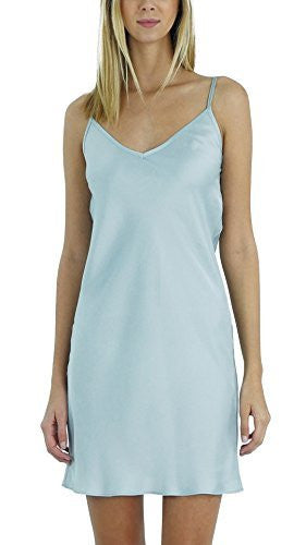 Women V Neck Camisole Full Slip Dress Nightgown - Shop Lev