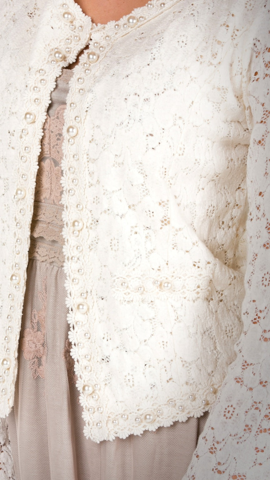 Cropped Lace Jacket - Shop Lev