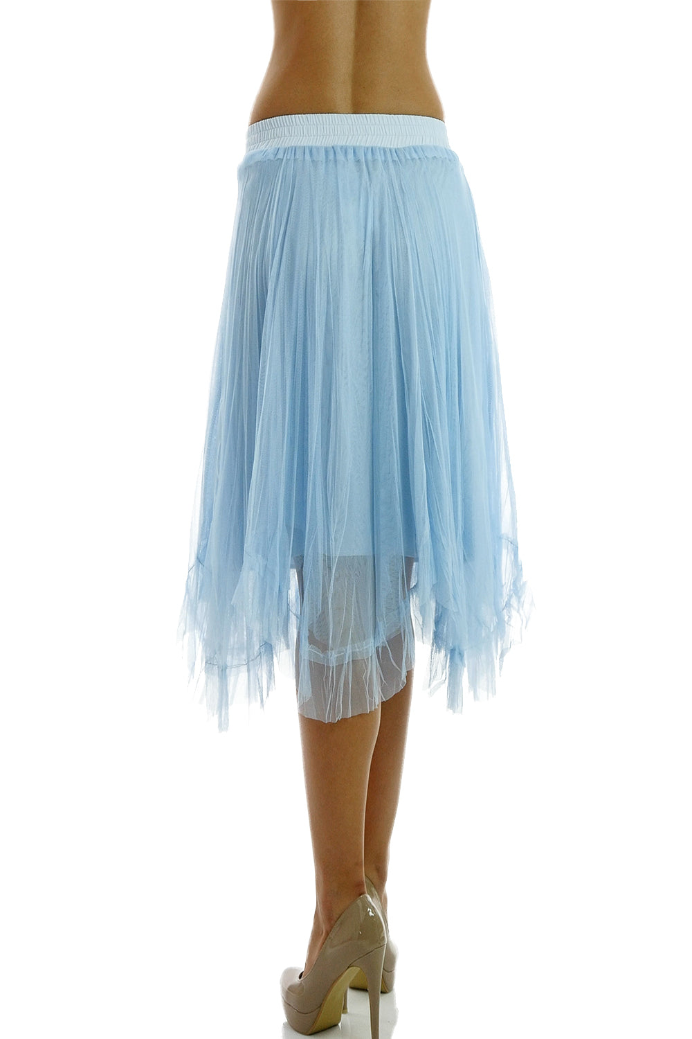 Women Uneven Hem Tutu Tulle Ballet Skirt for Dances and Parties - Shop Lev