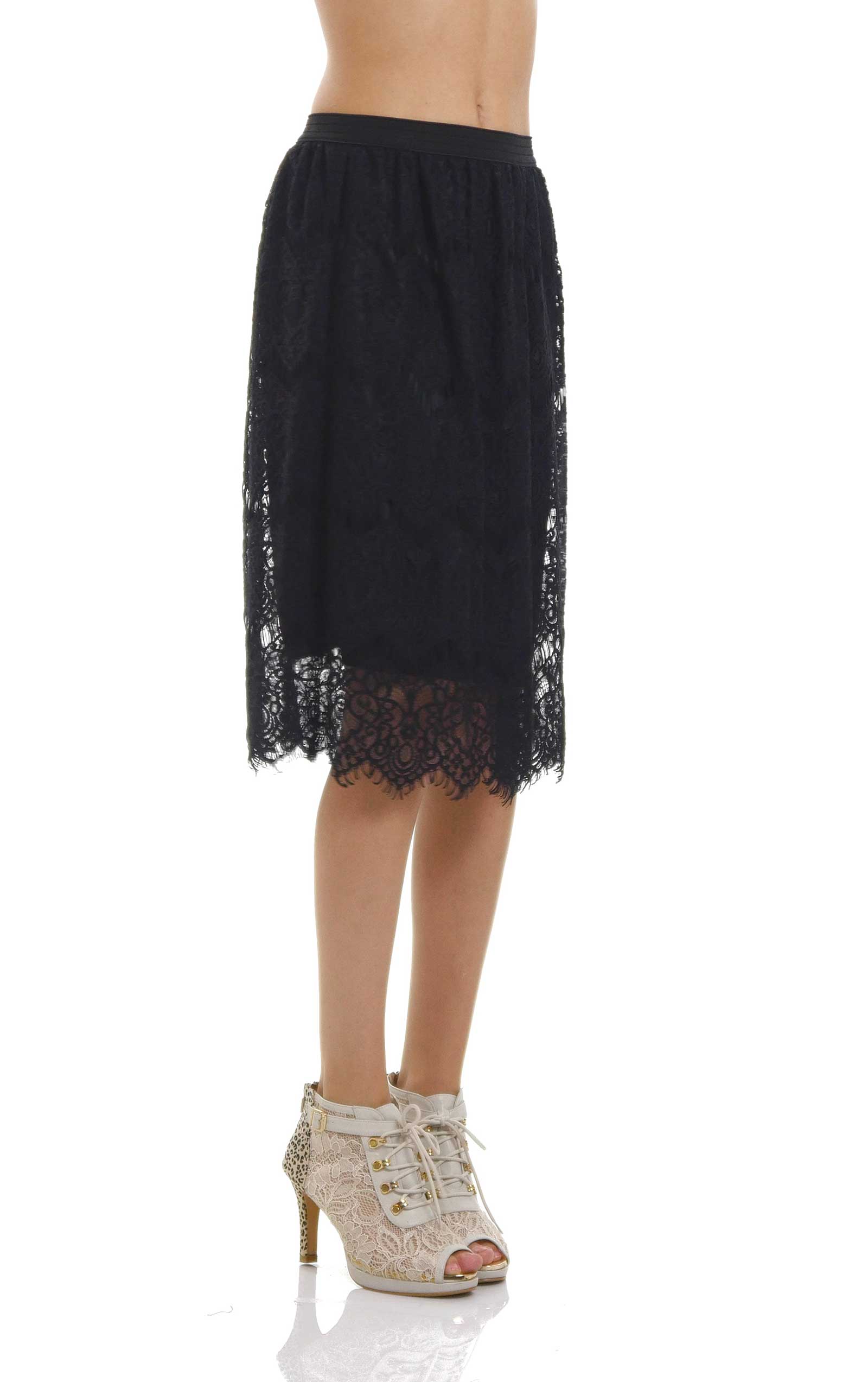 Women's Vintage Lace Skirt - Shop Lev