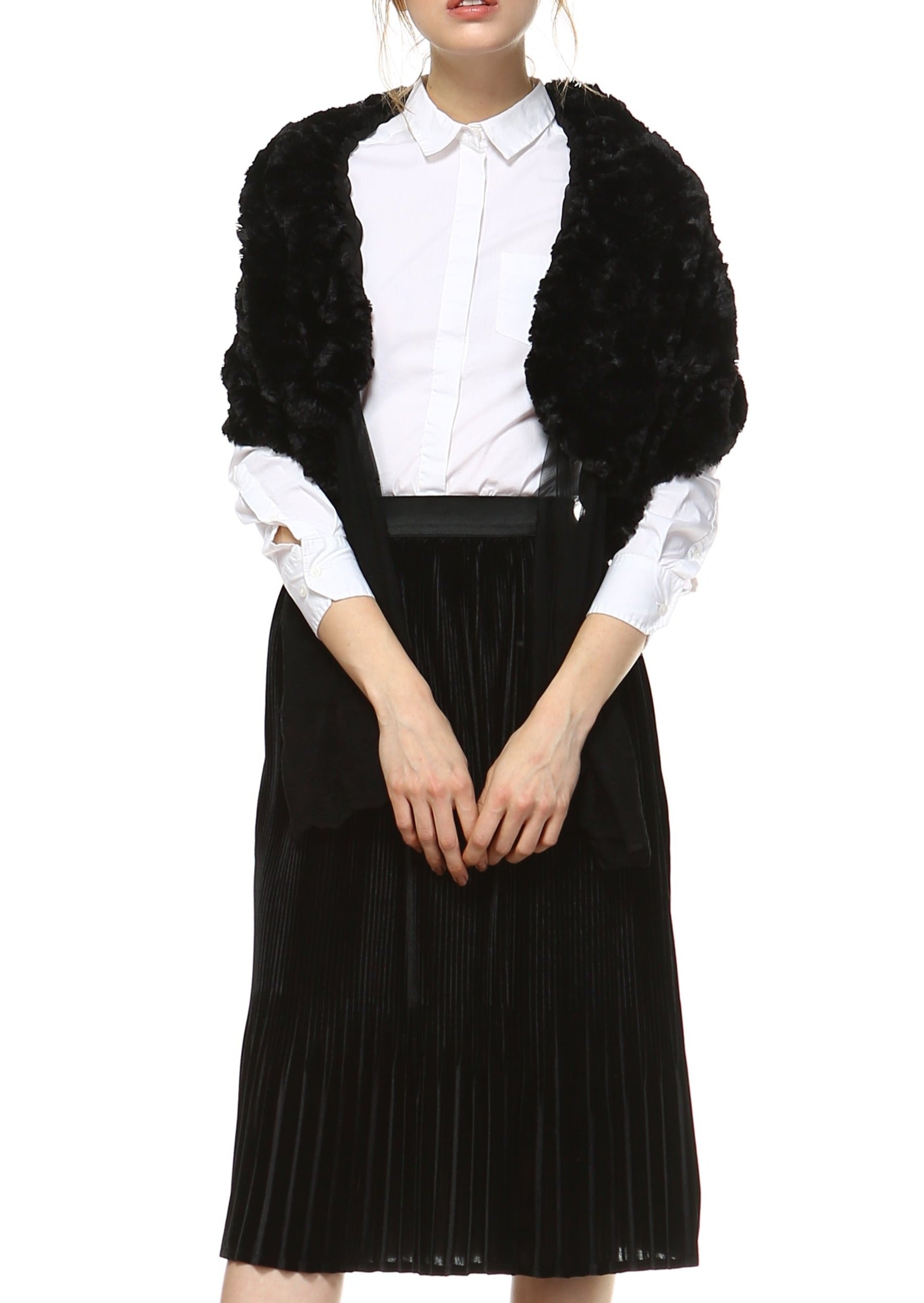 Women's Velvet Pleated Skirt - Shop Lev
