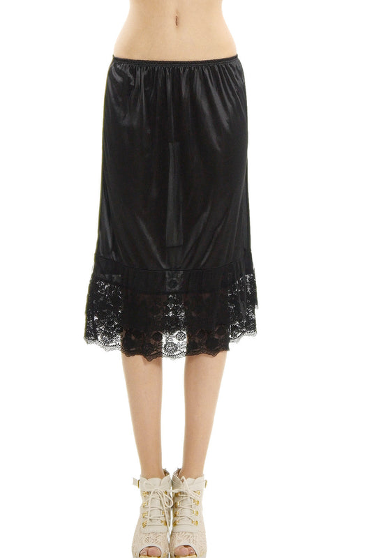 Melody extra length double lace half slip skirt extender - 24" length - Shop Lev