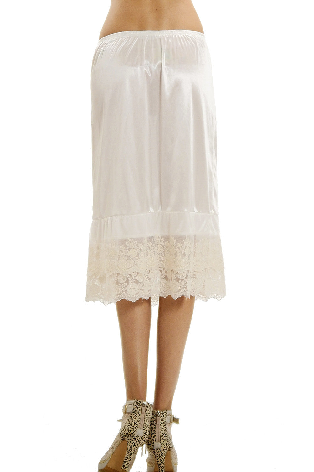 dress extender half slip MOSCOAL Slips for Women Double Lace Skirt for Dresses Satin Lace Underskirt Black Small : Clothing, Shoes & Jewelry Hemline 40 Medium (size 6 Single lace satin half slip