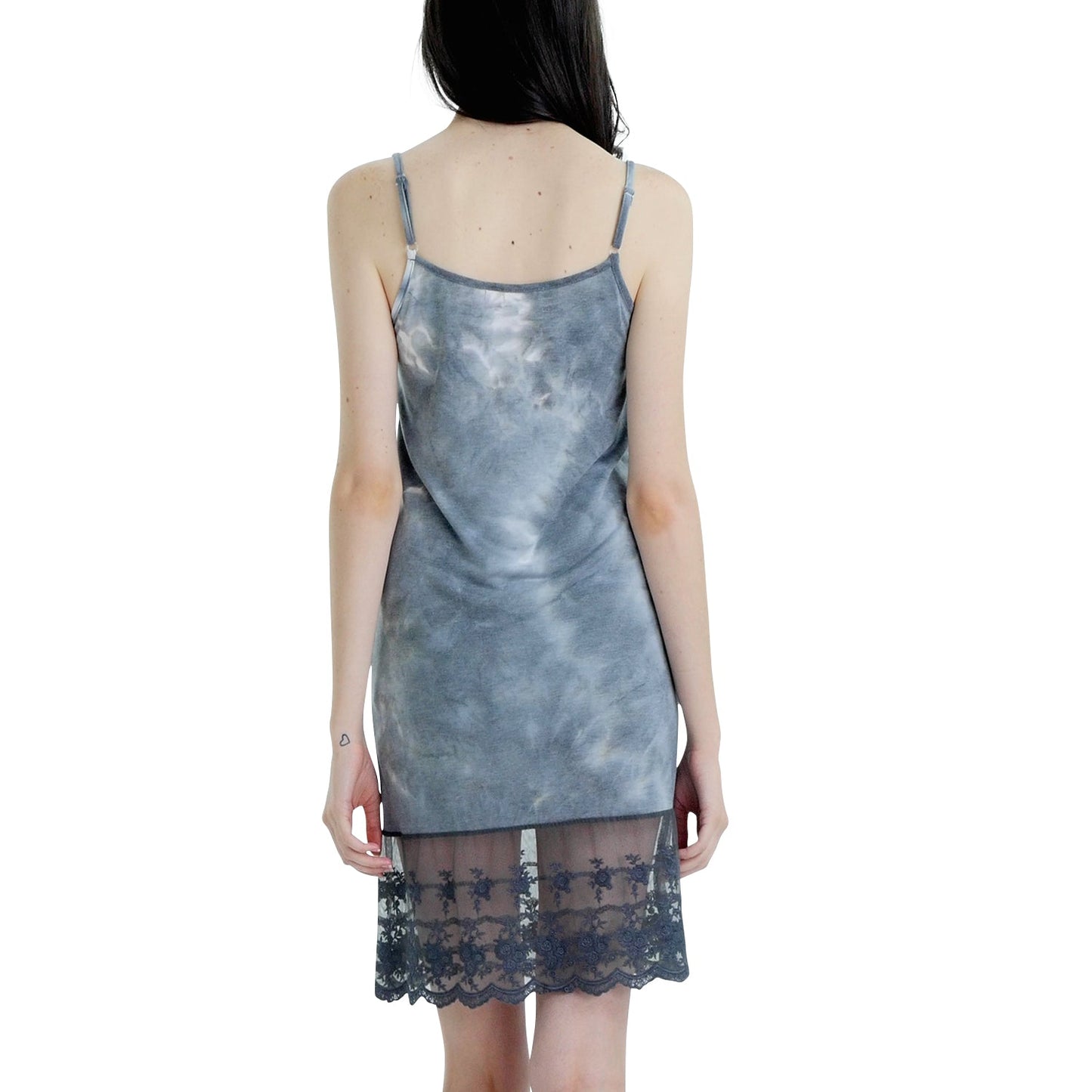 Women Tie dye lace camisole full slip extender - Shop Lev
