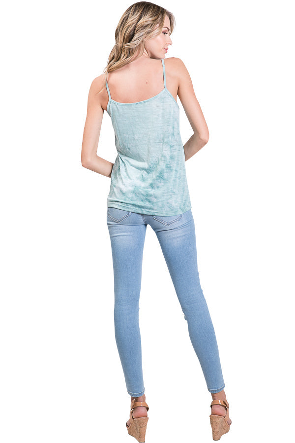 tie dye knit camisole - Shop Lev