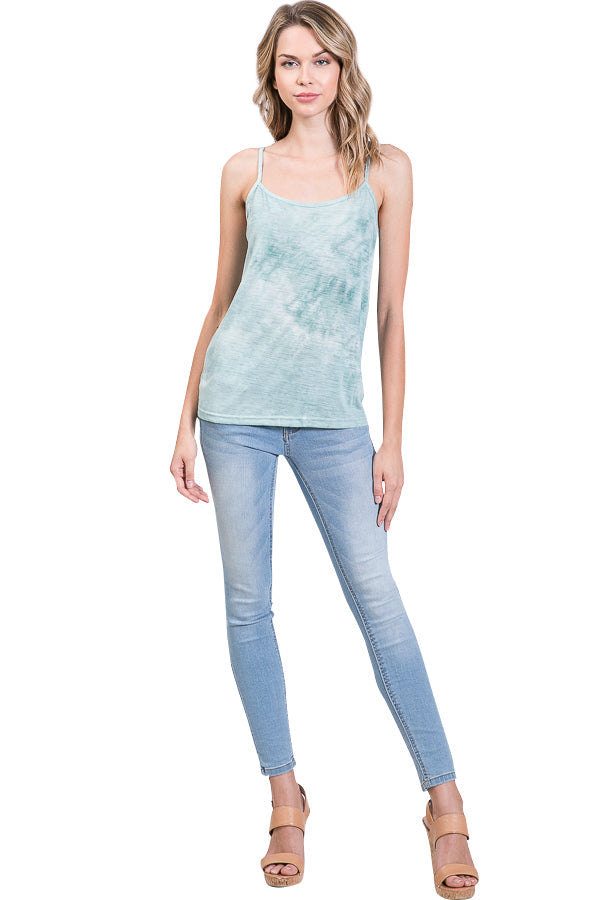 tie dye knit camisole - Shop Lev