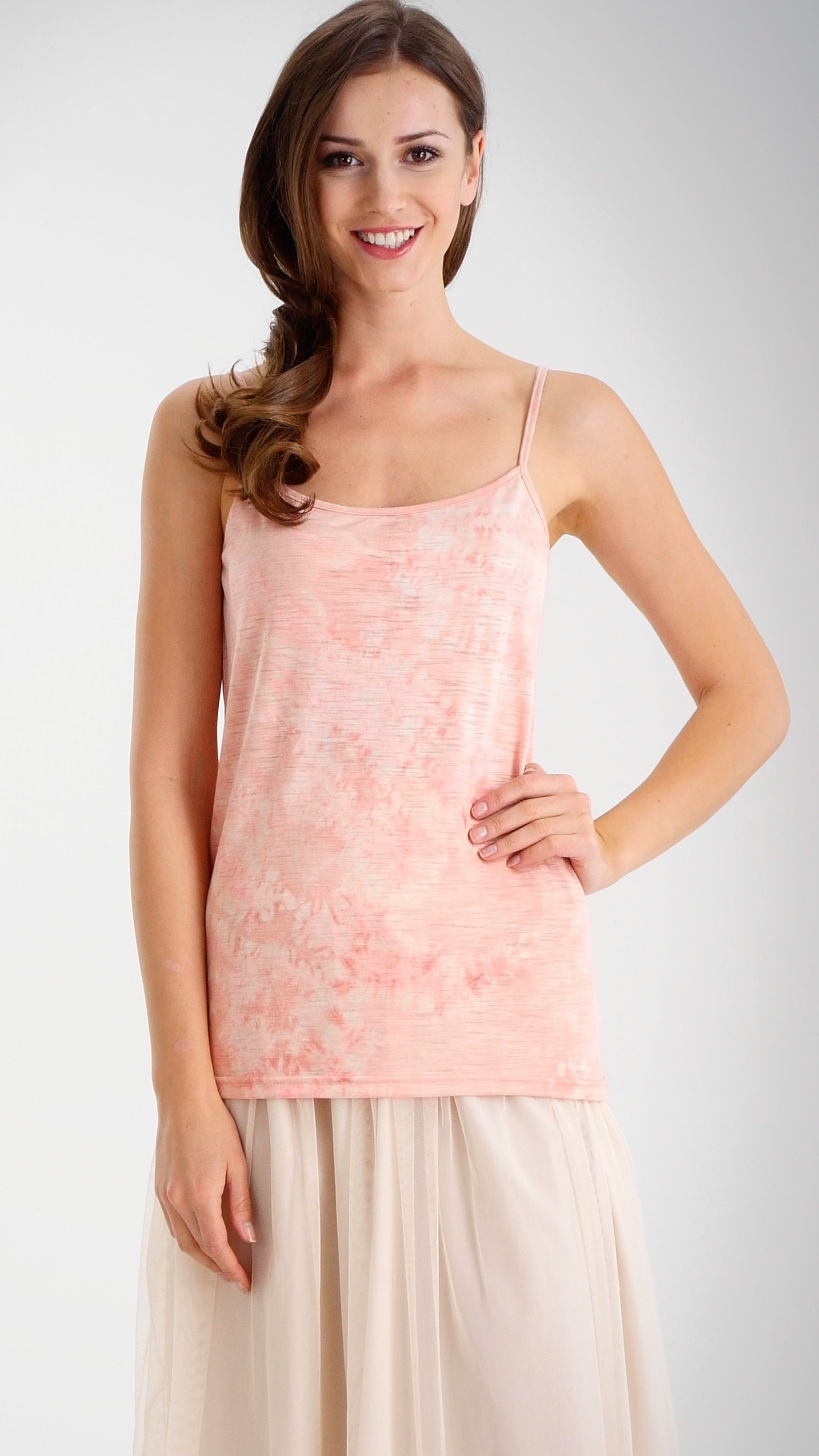 tie dye knit camisole - Shop Lev