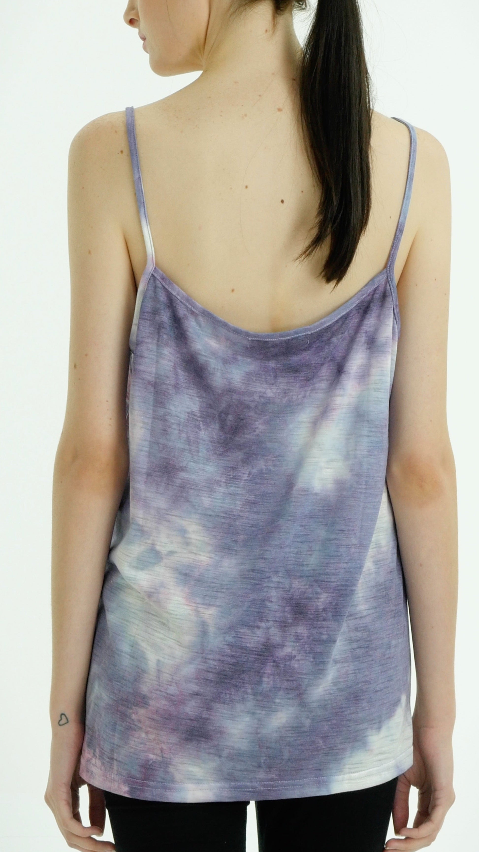 tie dye knit camisole - Shop Lev