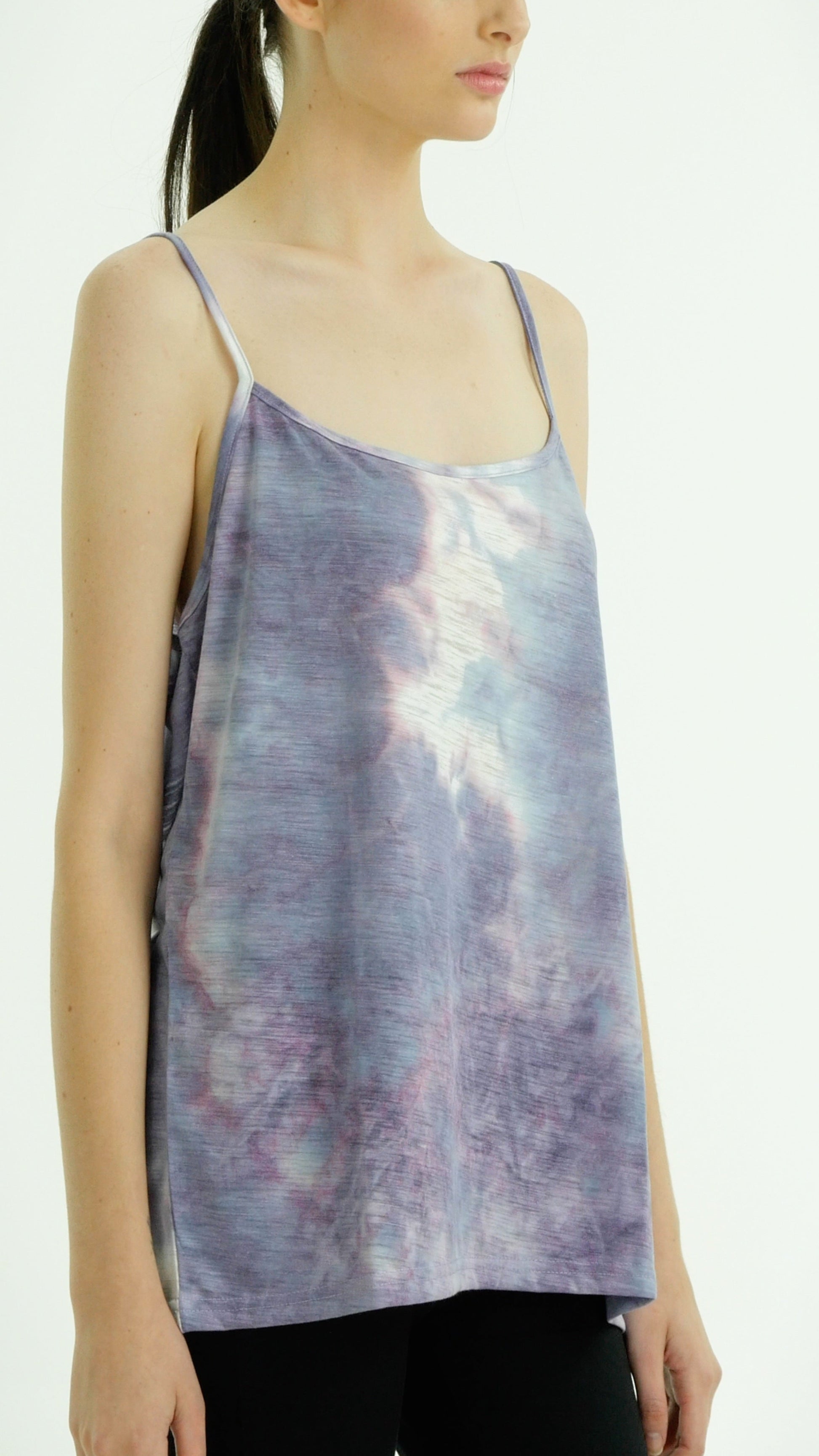 tie dye knit camisole - Shop Lev