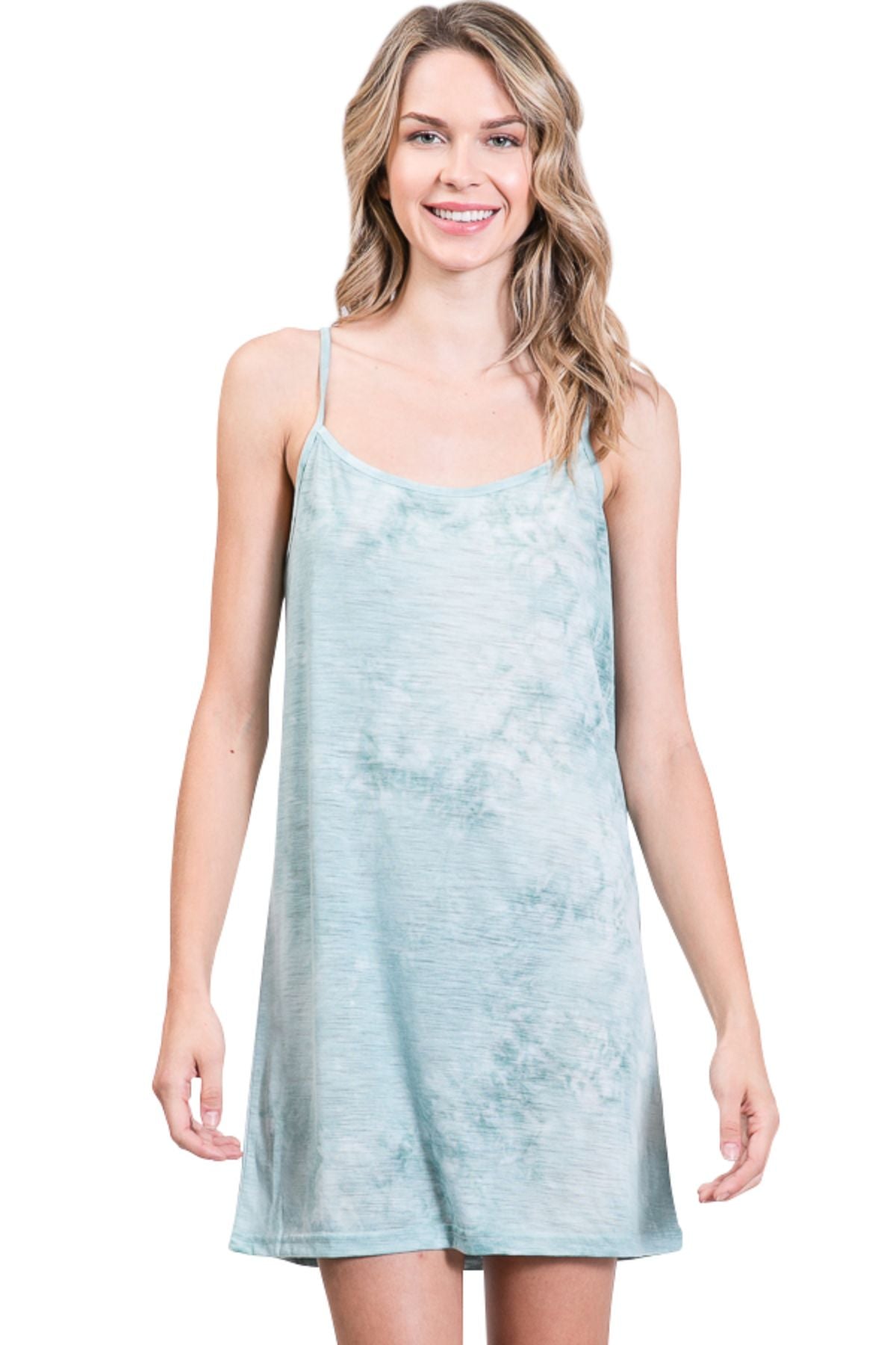 Women Tie Dye Knit Long Camisole - Shop Lev