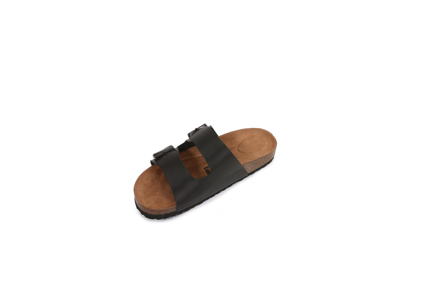 Women Double Banded Hook and Loop Slider Sandals