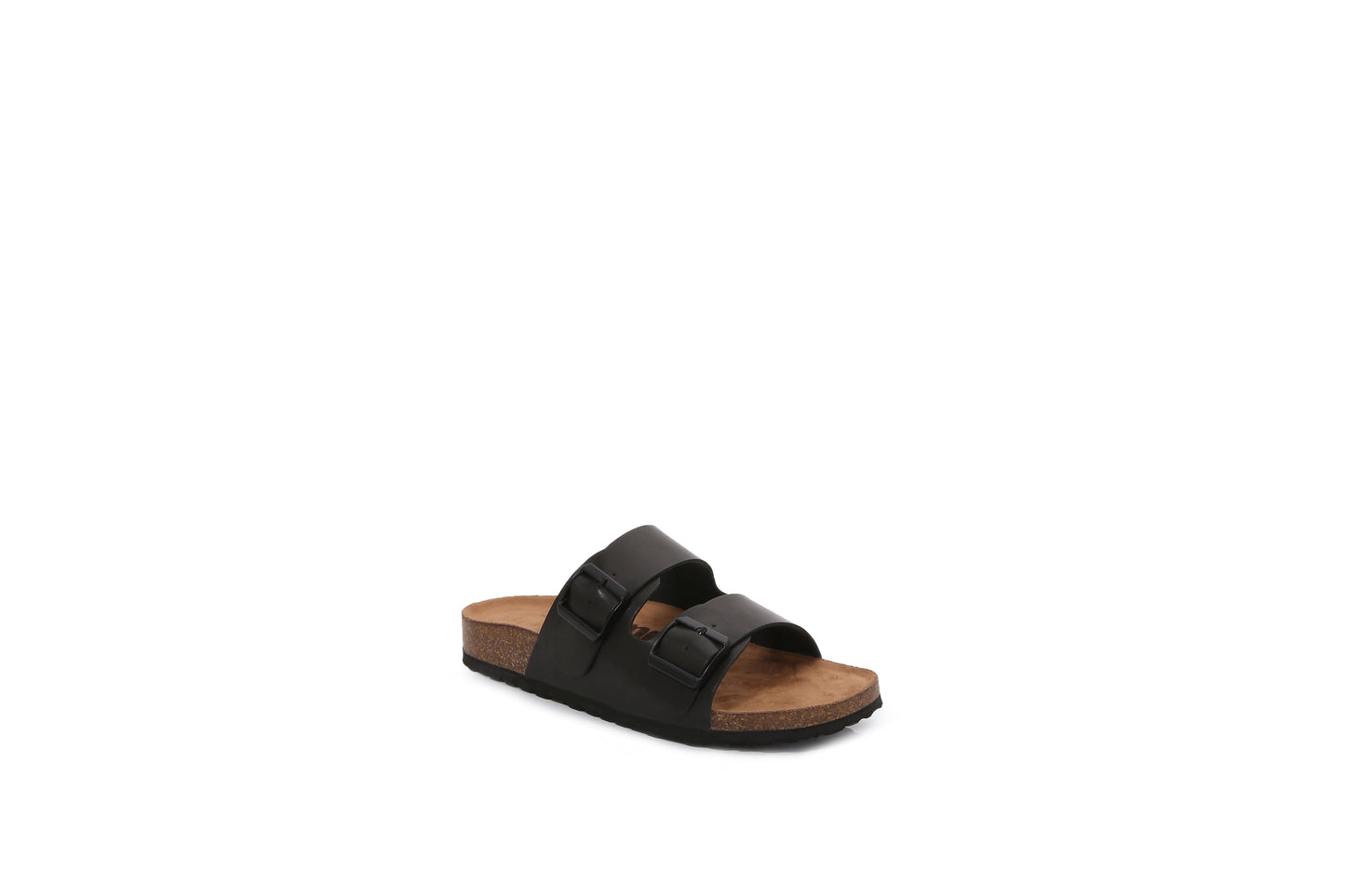 Women Double Banded Hook and Loop Slider Sandals