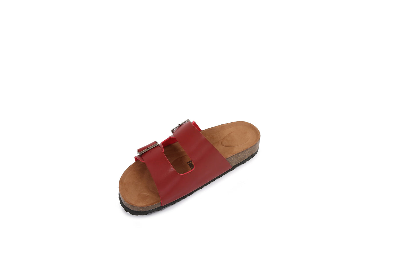 Women Double Banded Hook and Loop Slider Sandals