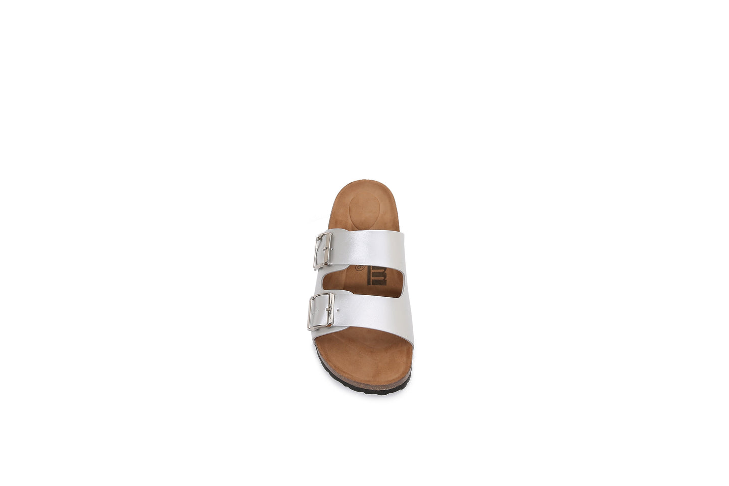 Women Double Banded Hook and Loop Slider Sandals