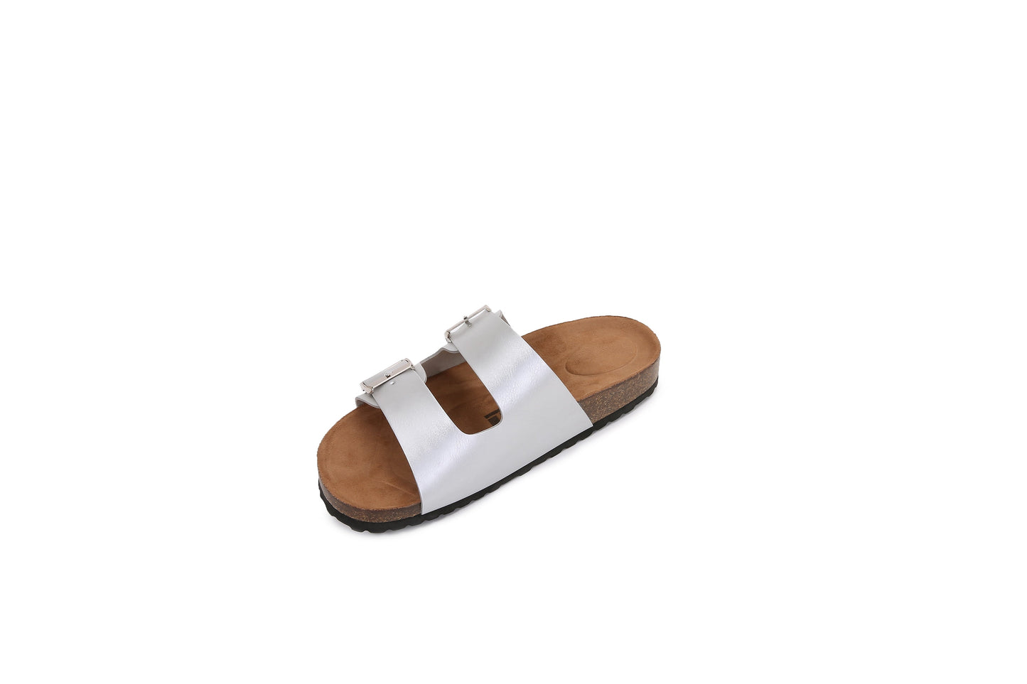 Women Double Banded Hook and Loop Slider Sandals