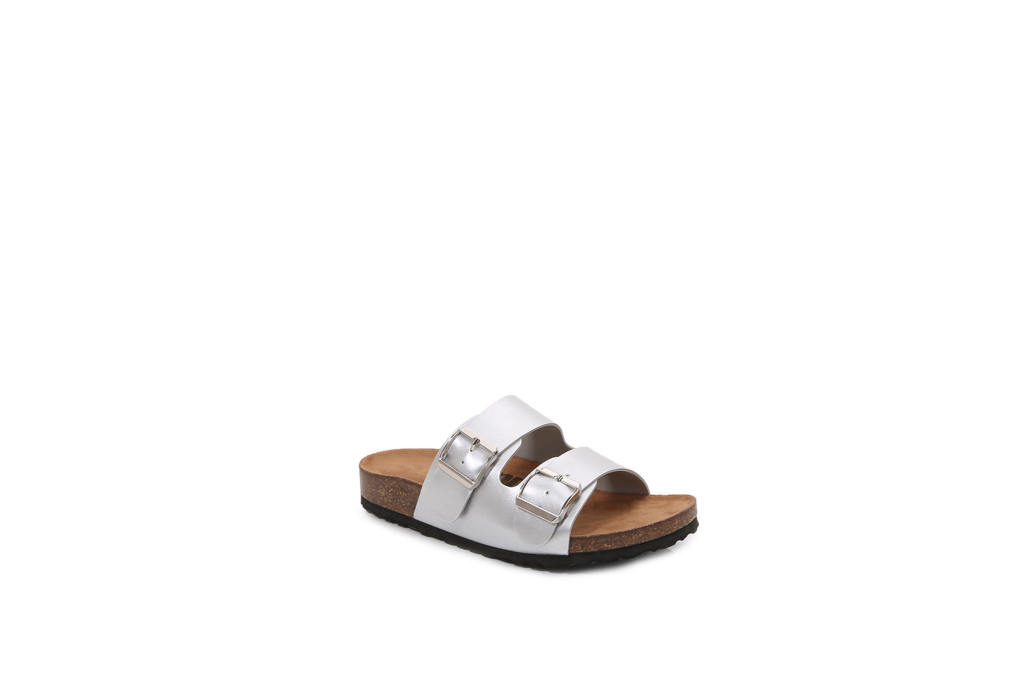 Women Double Banded Hook and Loop Slider Sandals