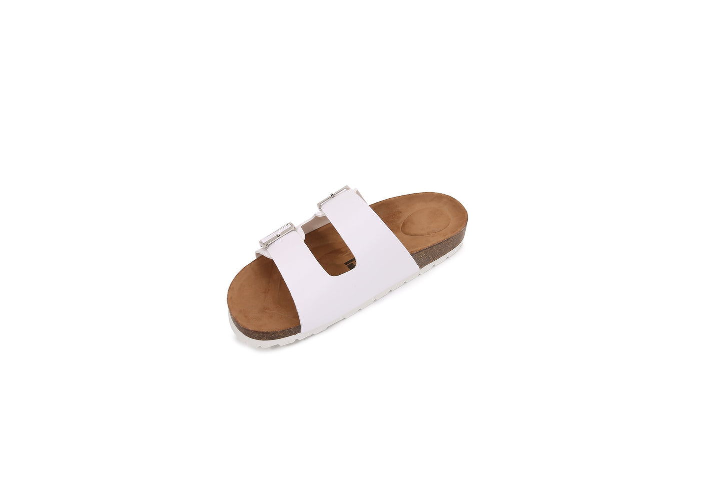 Women Double Banded Hook and Loop Slider Sandals