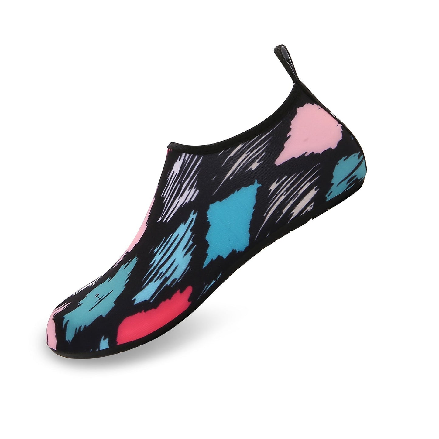 Men and Women a Slip On Barefoot Quick-Dry Beach Aqua Yoga Water Shoes (Diamond/Multicolor)