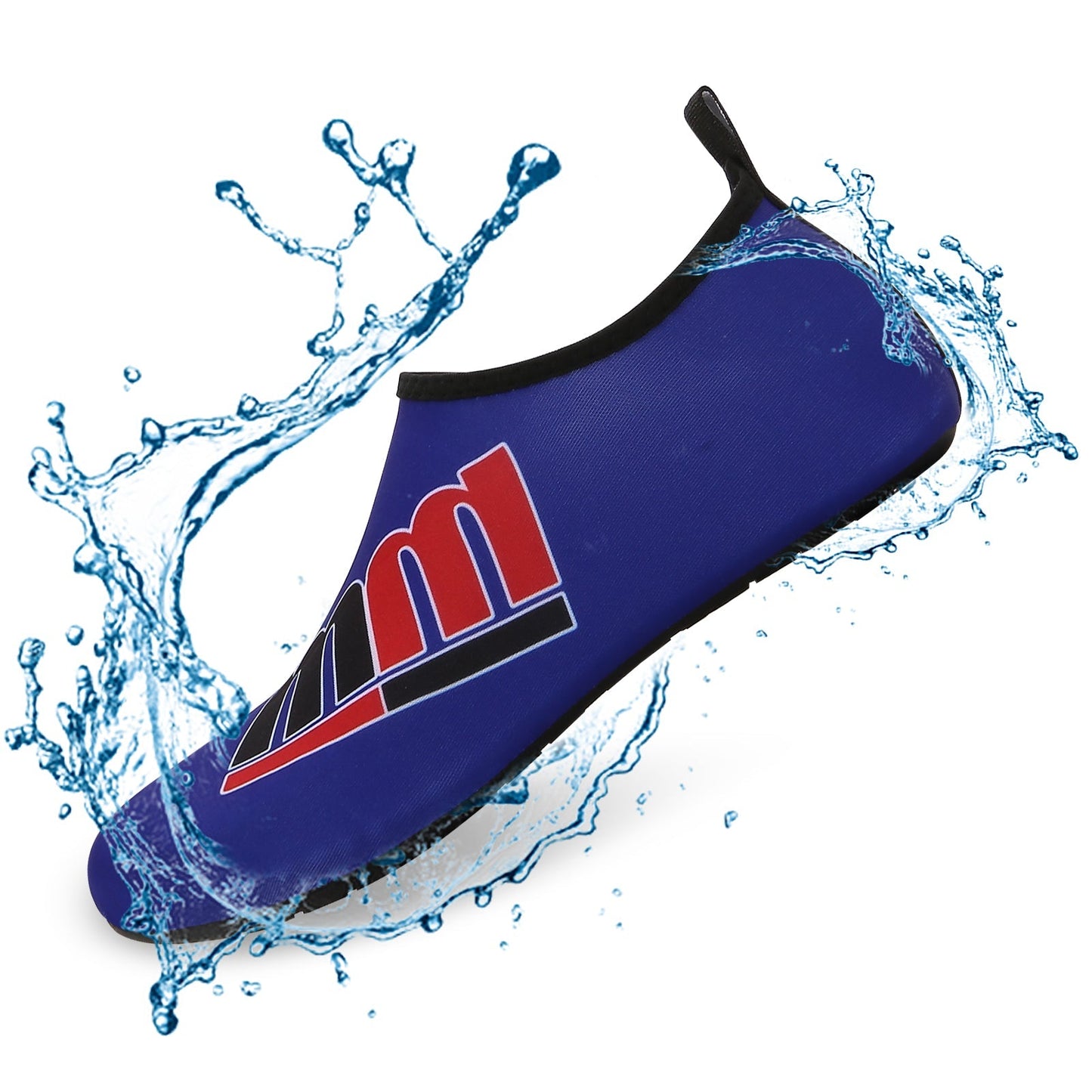 Men and Women a Slip On Barefoot Quick-Dry Beach Aqua Yoga Water Shoes (MM/Purple)