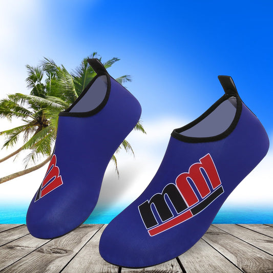 Men and Women a Slip On Barefoot Quick-Dry Beach Aqua Yoga Water Shoes (MM/Purple)