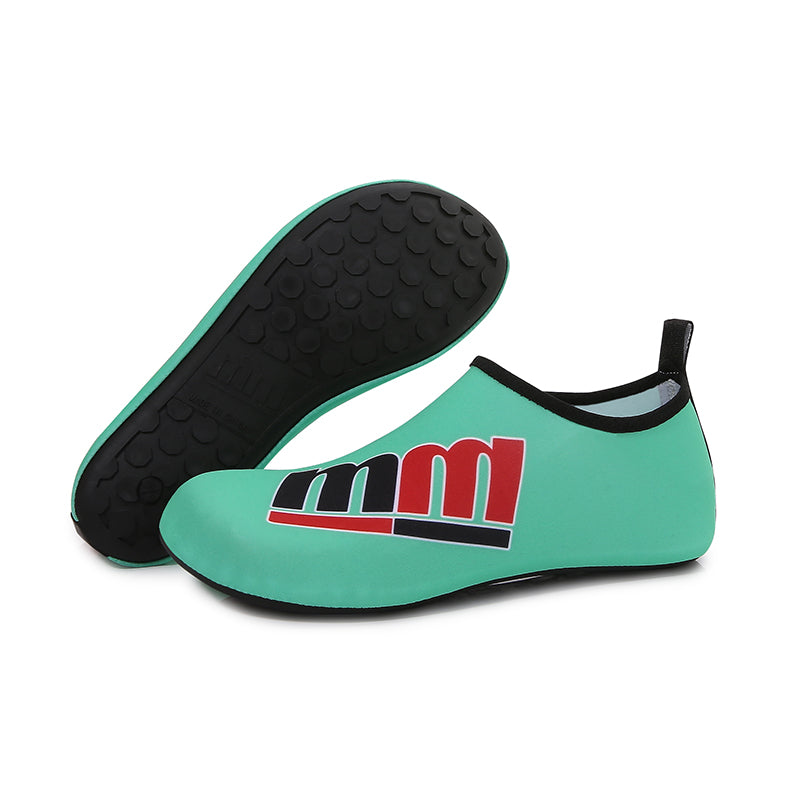 Men and Women a Slip On Barefoot Quick-Dry Beach Aqua Yoga Water Shoes (MM/Mint)