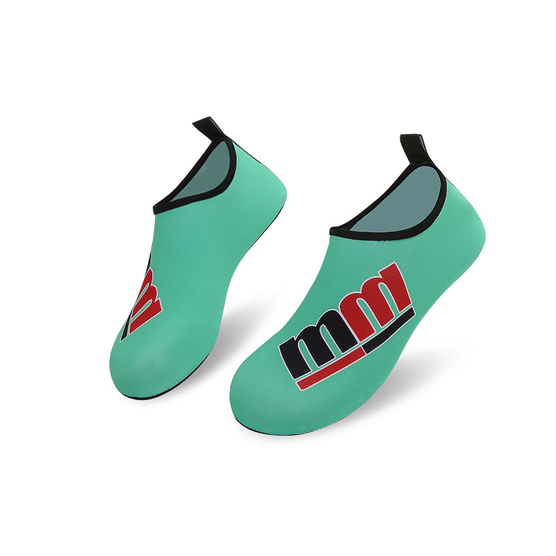 Men and Women a Slip On Barefoot Quick-Dry Beach Aqua Yoga Water Shoes (MM/Mint)