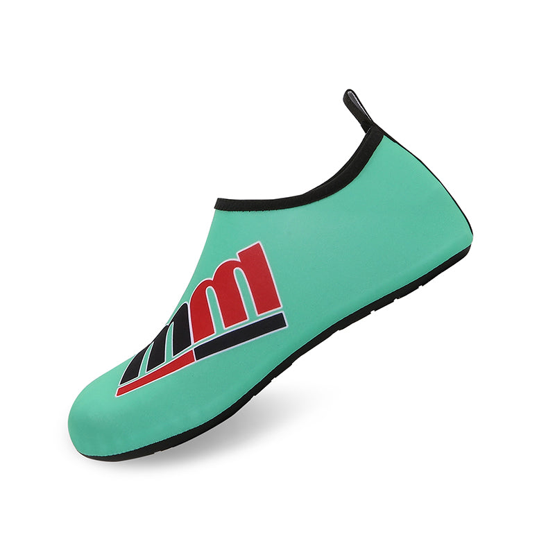 Men and Women a Slip On Barefoot Quick-Dry Beach Aqua Yoga Water Shoes (MM/Mint)