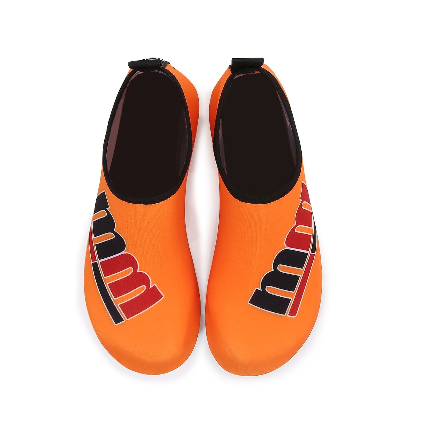 Men and Women a Slip On Barefoot Quick-Dry Beach Aqua Yoga Water Shoes (MM/Orange)