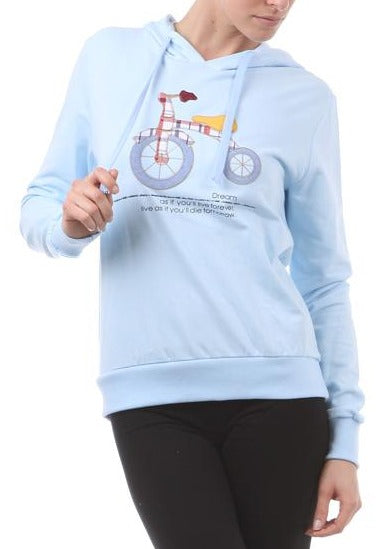 Junior Bicycle Patch Hoodie for girls - Shop Lev