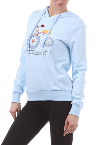 Junior Bicycle Patch Hoodie for girls - Shop Lev